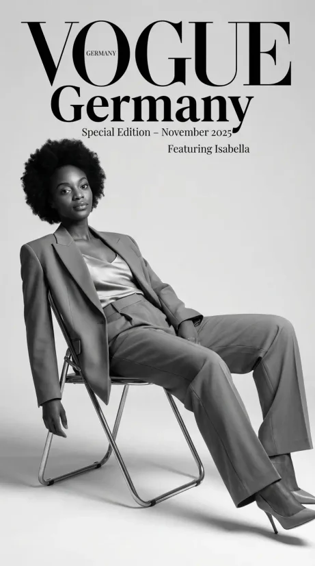 VOGUE Magazine Cover - High Fashion Editorial