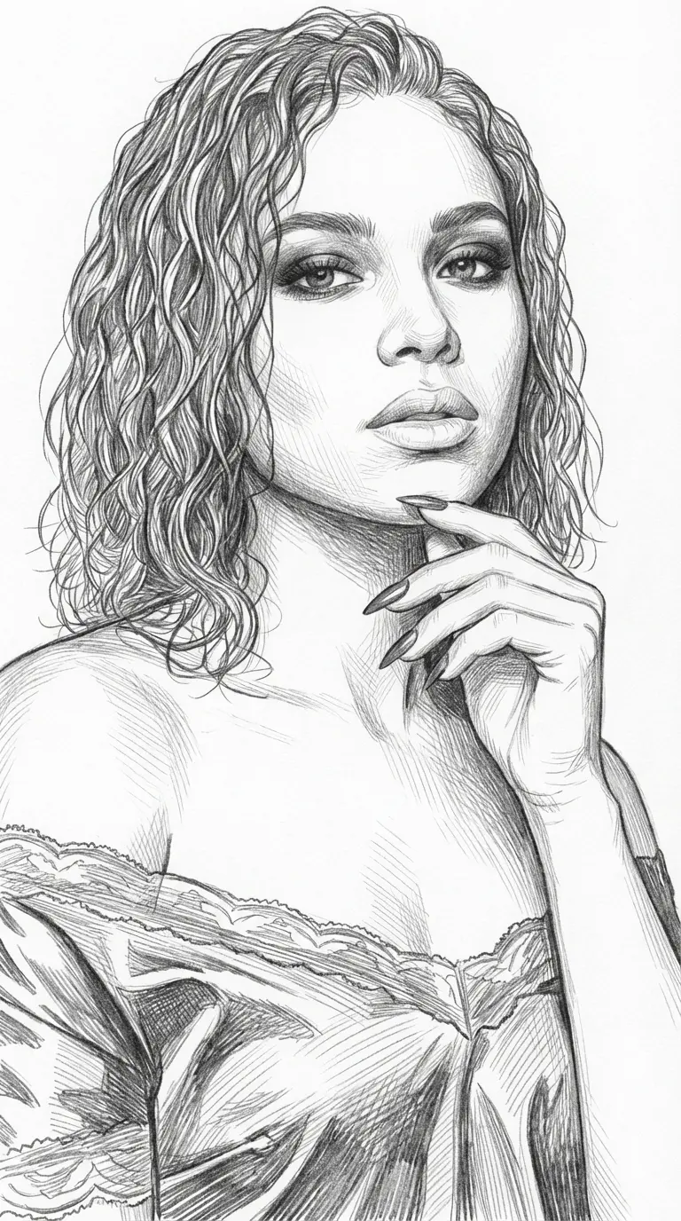 Graceful Pencil Sketch