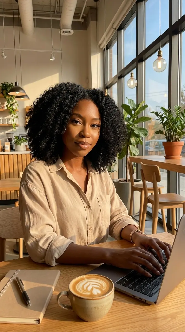 Modern Cafe Work Portrait